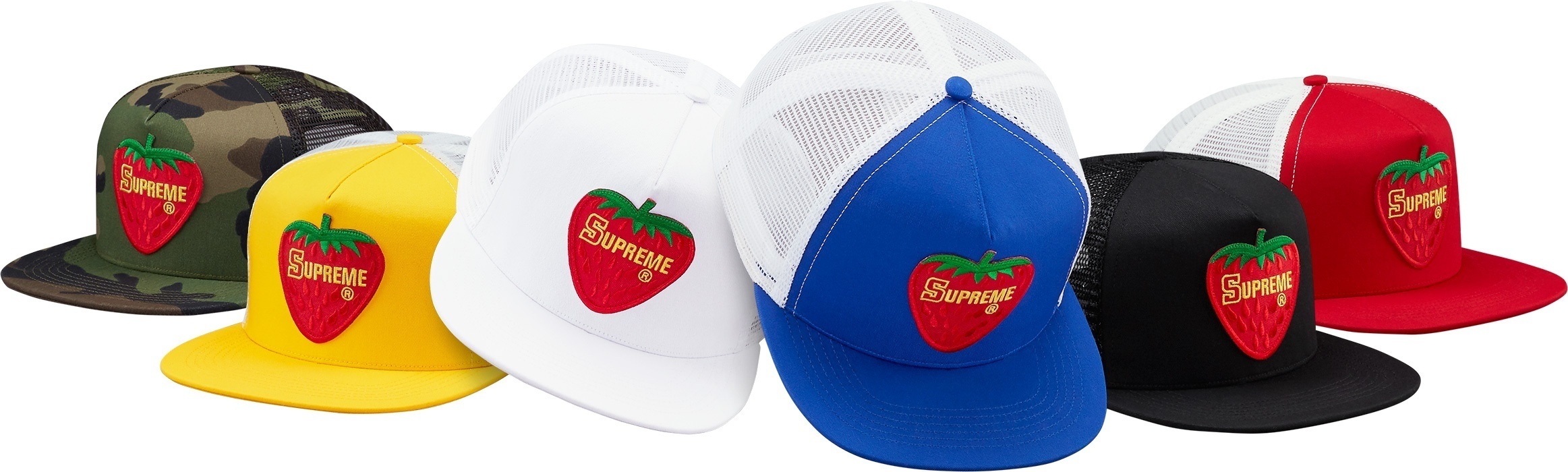 Strawberry Mesh Back 5-Panel